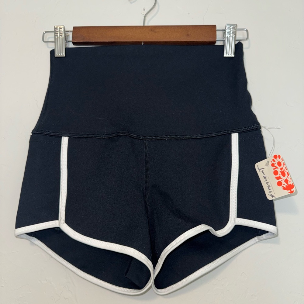 Free people Movement island time black shorts size small free people high waist